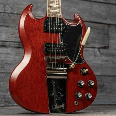 Gibson SG Standard '61 Maestro Vibrola Faded - Vintage Cherry Satin image 3
