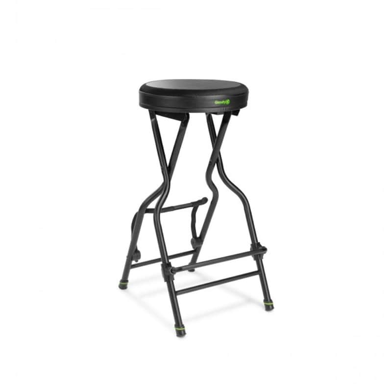 GRAVITY FG SEAT 1 Guitarstool Stehhilfe mit Gitarrenständer schwarz image 1