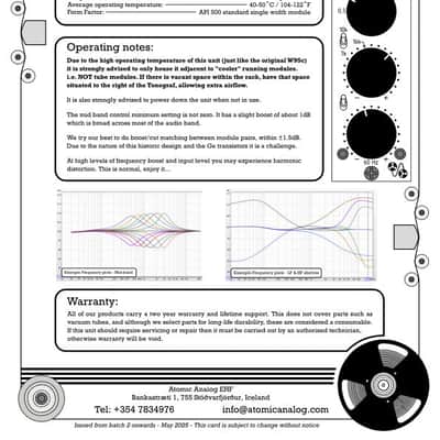 Atomic Analog Tonograf EQ (Pair) image 4