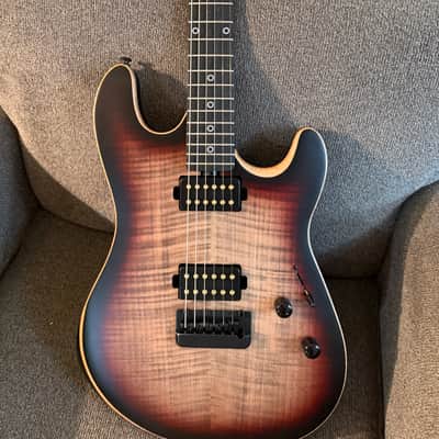 Ernie Ball Music Man Rabea Massaad Signature Sabre 2024 - Present - Vileblood Burst image 2