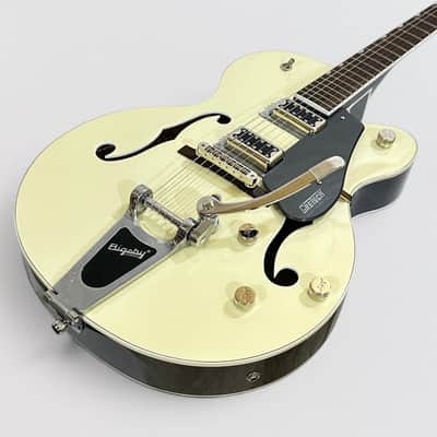 Gretsch G5420T Electromatic Classic Hollowbody Single-Cut Electric Guitar - Two-Tone Vintage White/London Grey image 13