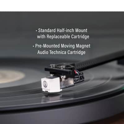 Crosley C65  Record Player with speakers system Belt-Drive 2-Speed  Turntable Record Walnut and Gold- NEW image 6