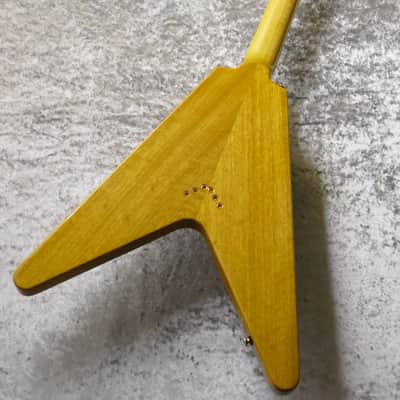 2021 Momose MFV K-STD Flying V Brazilian Fret Board Nitro Finish image 15