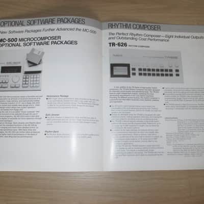 Roland Vintage '80s Synthesizer Literature Package - Brochure/Catalog - Rare image 6