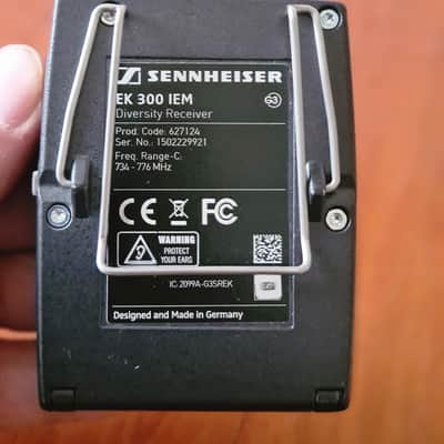 Sennheiser 🎧 Sennheiser EK 300 IEM G3 Bodypack Receiver | IEM UHF | 734–776 MHz | Professional image 6