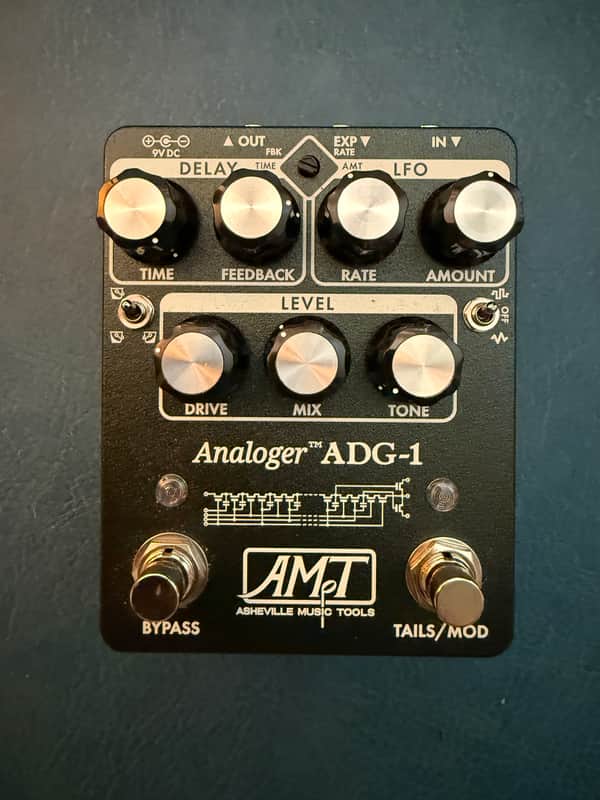 Asheville Music Tools ADG-1 Analog Delay 2021 - Present - Dusk Emerald Texture image 1