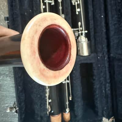 Wood Bassoon, with case,  M. J. Kalashen brand, New York image 7