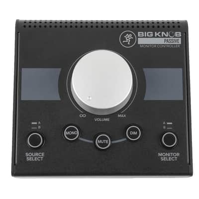 Mackie Big Knob Passive 2x2 Studio Monitor Controller with Headphone & Cable with Headphone & Cable image 4