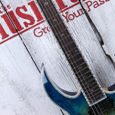 BC Rich Shredzilla Prophecy Archtop Electric Guitar w Floyd Cyan Blue IN STOCK! image 11