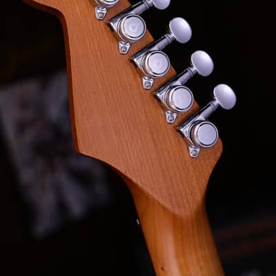 Dhatarattha HSS Strat-Style – White Nitro Relic image 8