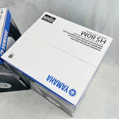 Yamaha HS80M Powered Studio Monitor Pair NOS NIB - Black image 3