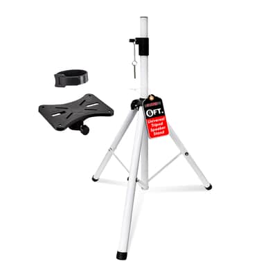 5 Core Speaker Stand Height Adjustable PA DJ Tripod Studio Monitor Stands w 35mm Compatible Insert image 2