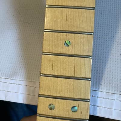 2004 Fender USA American 50th Anniversary Deluxe Stratocaster Guitar Neck 22 Fret Maple FB (Clean) image 13