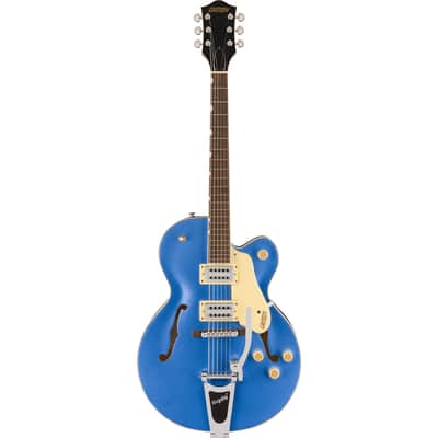 Immagine GRETSCH G2420T Streamliner Hollow Body with Bigsby, Laurel Fingerboard, Broad'Tron BT-3S Pickups, Fairlane Blue - 1
