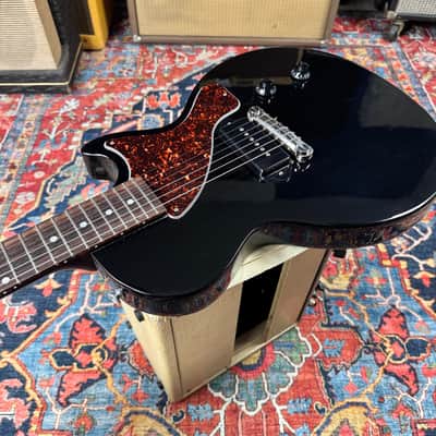 *6.87 lb* Les Paul Junior 2022 Ebony Dog Ear P90 image 19