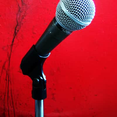 Vintage USA 1980's Shure SM58 Handheld Cardioid Dynamic Microphone Low Z w accessories image 6
