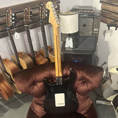 Fender Custom Shop 1956 Reissue Stratocaster Closet Classic Electric Guitar w/ Case - Black (Pre-Owned) image 3