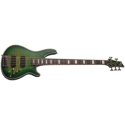 Schecter - Daniel Firth Hellraiser Extreme-5 - 5-String Bass Guitar - Cthulhu Burst Satin Finish image 9