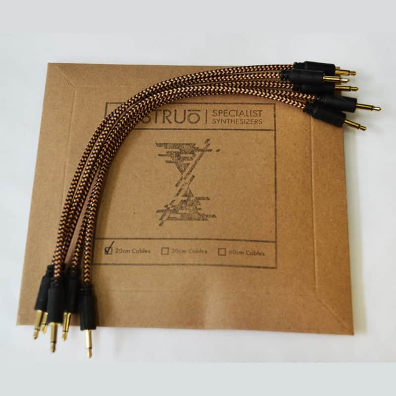Instruo Eurorack Patch Cable (20cm * 5 Pack) image 1