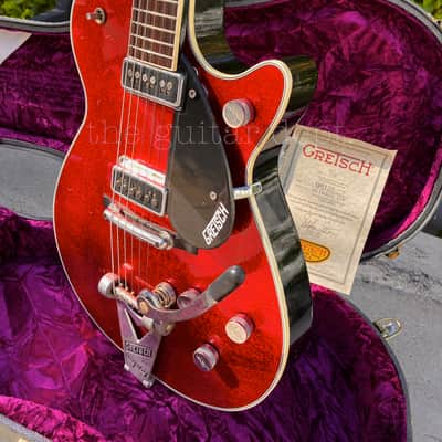 ♚MINT♚ 2012 Gretsch CUSTOM SHOP G-6128 MASTERBUILT JET Stephen Stern♚RED SPARKLE♚Dynasonics !♚OHSC♚8 LBS♚COA image 15