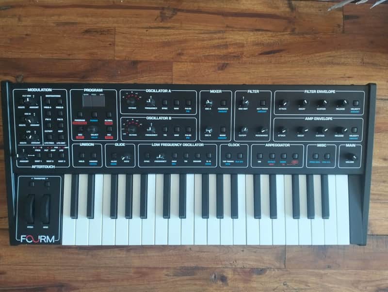 Sequential Fourm 37-Key 4-Voice Polyphonic Synthesizer 2025 - Present - Black image 1