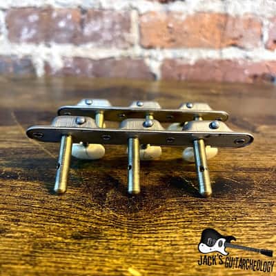 Vintage EKO Italian 3X3 Tuners *USED* (1960s - Nickel) image 5