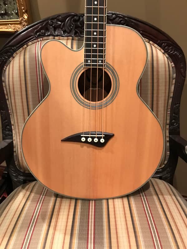 Dean Lefty Single Cutaway Electroacoustic Bass 2015 Natural image 1