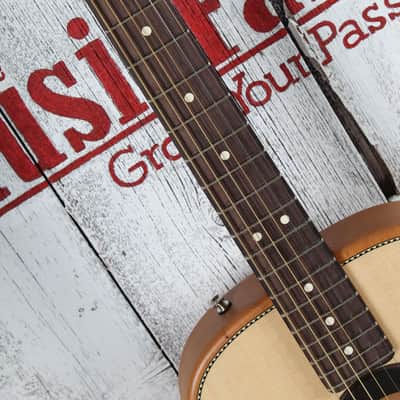 Fender Highway Series Parlor Acoustic Electric Guitar Natural w Deluxe Gig Bag image 12