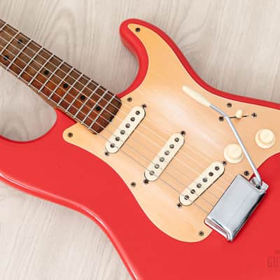 1959 Fender Stratocaster Vintage Guitar Pre-CBS, Matador Red Lacquer (Riggio) w/ Tweed Case image 7