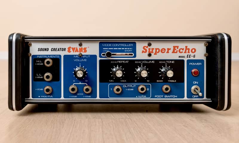 テープエコー Evans EE-6 ジャンク Yahoo!オークション - 【W-1】 EVANS Super Echo EE-6 テープエコー デ