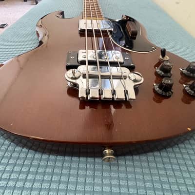 Vintage 1970s Columbus Ibanez Lawsuit EB-3 SG MIJ Electric Bass Guitar Hi Quality image 10