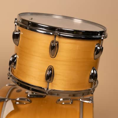 1990s Slingland Artist Custom Natural Maple Drum Set 14x20 8x12 14x14 and 5x14 image 13