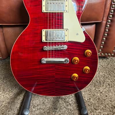 Epiphone Les Paul Standard Plus Top PRO 2012 - 2019 - Wine Red image 2