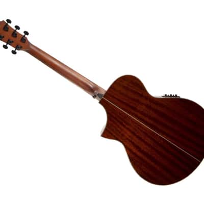 Ibanez AEWC32FMASF Amber Sunset Fade Acoustic Electric Flame Maple Top Guitar image 2