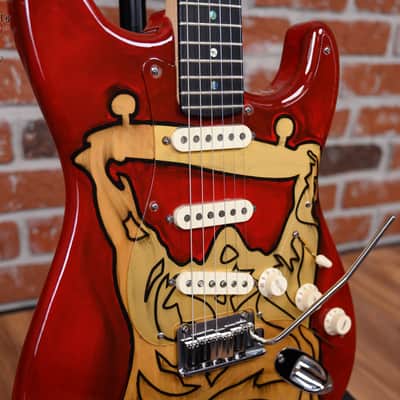 Fender Custom Shop “The Disaffected” Stratocaster #7 of 8  Artwork by Adrian Nyman 2003 w/OHSC image 11
