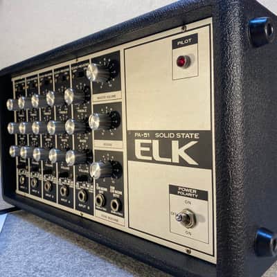1977 Elk PA-51 with built in spring reverb and send/return- Nice! image 10