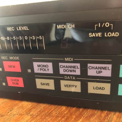 Akai S612 12 Bit MIDI Digital Sampler 1985 - Black image 5