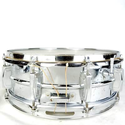 *Ludwig Supraphonic Vintage 60s 5x14"Snare Drum Keystone Badge 10Lug Chicago USA image 7