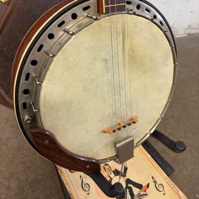 Vintage Kay Tenor Banjo 50’s 60’s w case K-52 image 2