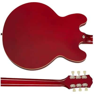 Epiphone ES-335 Semi-Hollowbody Guitar - Cherry image 7