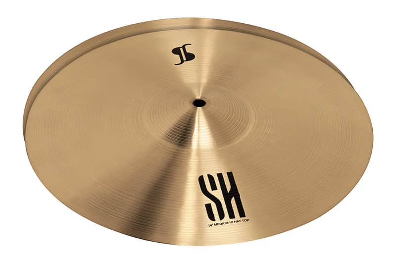 Stagg 14" SH Single Hammered Medium Hi hat Cymbals SH-HM14R image 1