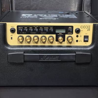 Marshall Code 25 25-Watt 1x10" Digital Modeling Guitar Combo 2016 - Present - Black image 5