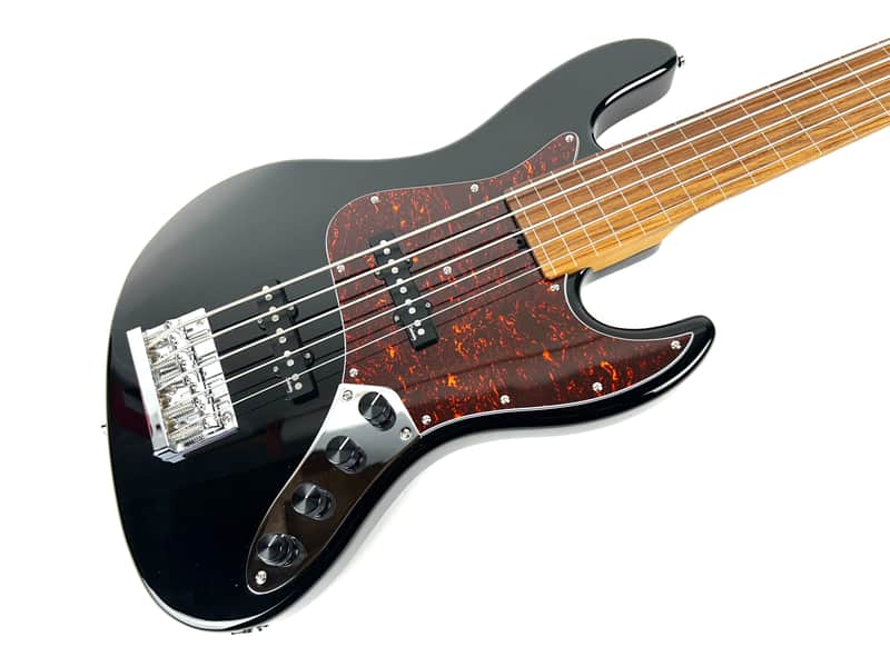 Sadowsky MetroExpress 21-Fret Vintage J/J 5st. Fretless 2023 - Gloss Black image 1
