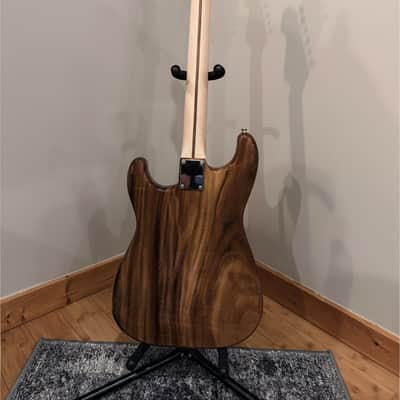Sargent Guitars | Custom Built One-Piece Aged Acacia Koa Hardtail Strat | Lindy Fralin Real '54 Pickups | Warmoth Neck | 8.6 lbs | NEW Build | w/New Fender Poodle Case image 2