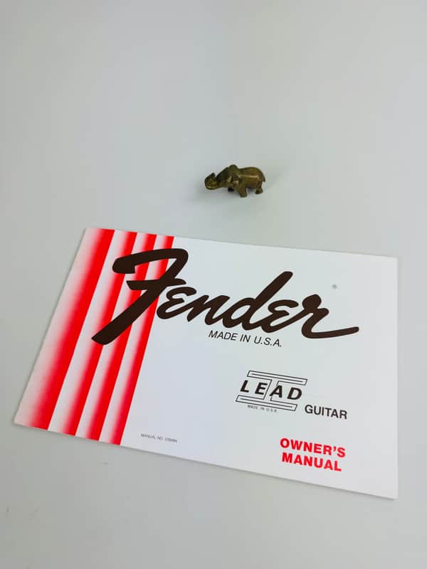 Fender Lead I Guitar Owner’s Manual 1980 image 1