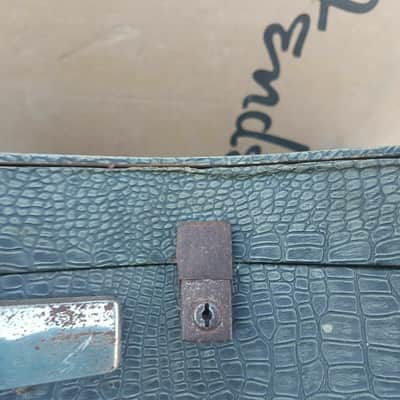 60's SELMER THINLINE CROC CASE made in ENGLAND image 5