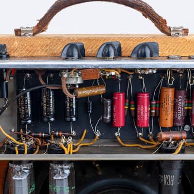 1949 Fender Deluxe Tweed TV Front Vintage Tube Amp image 14