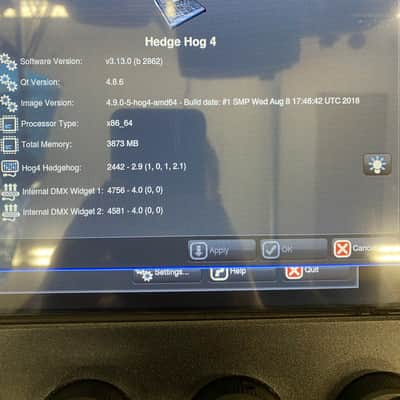 High End Systems Hedge Hog4 Hog 4 tour Lighting Console image 7