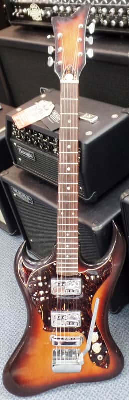 Imperial / Burns Electric Guitar - Made in Japan - 3-Color Sunburst Vintage RARE 60's image 1