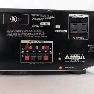 Sony STR-SE381  A/V 5 Channel Audio Video Receiver (1998) image 11